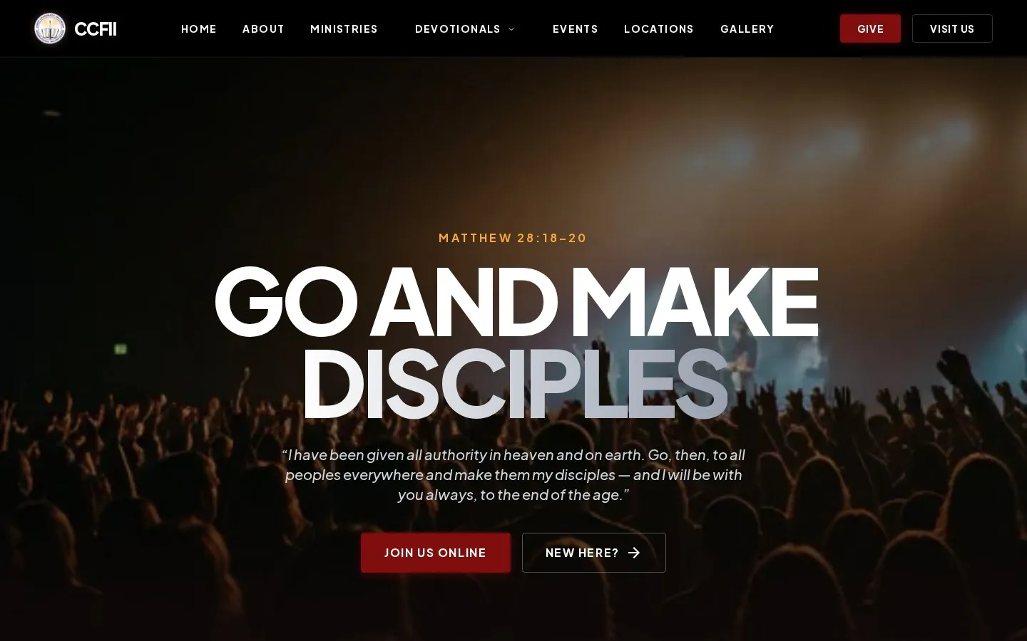 CCFII.org screenshot